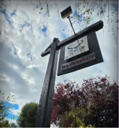 White Hart pub sign